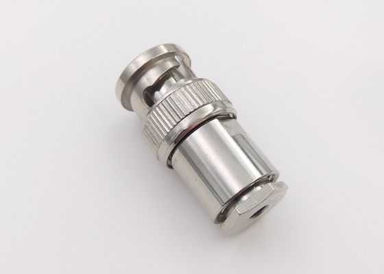 Surveillance Video RF Coaxial Connectors RF BNC Connector Male Plug Q9 Clamp With Cable