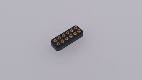 Spring Loaded 6 Pin Pogo Connector Straight DIP PCB Mount Pitch 2.54mm